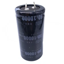 US Stock Electrolytic Capacitors 10000uF 10000mfd 80V +105℃ Radial 35 x 71mm