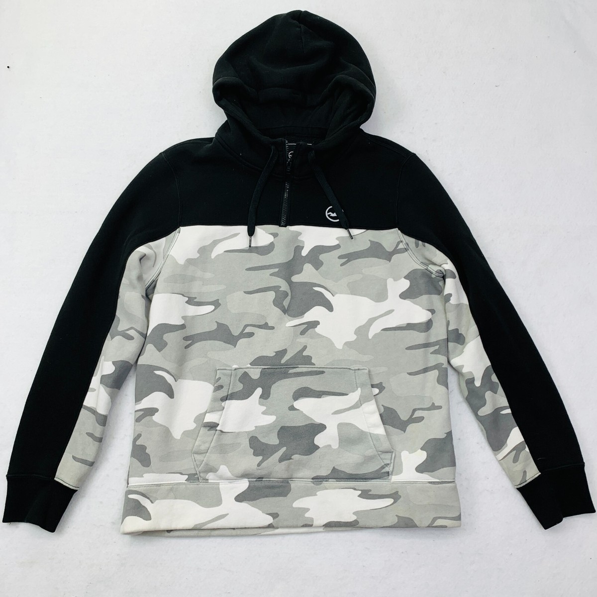 Grey Black Camo Hollister Hoodie Camouflage Hoodie Hollister