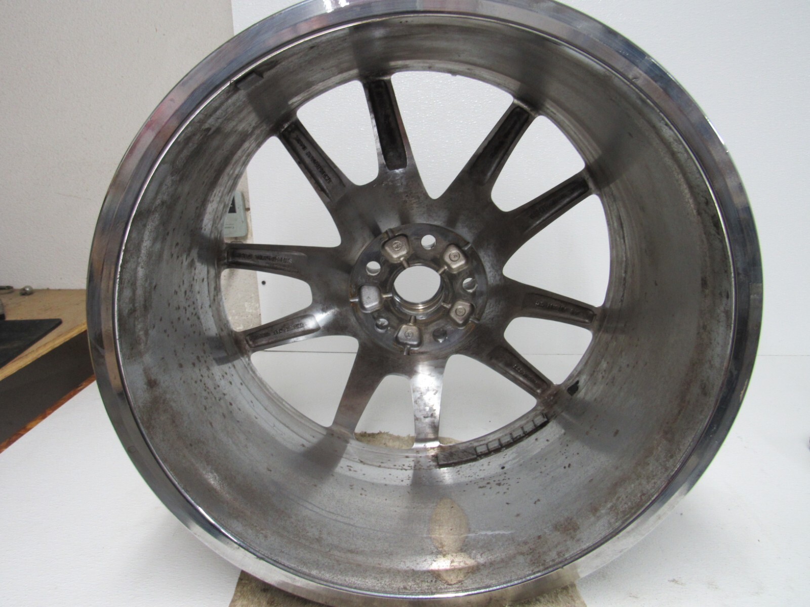 2016 BENTLEY CONTINENTAL GTC GT V8 WHEEL POLISHED 20x9.5 FORGED CHROME OEM-6872