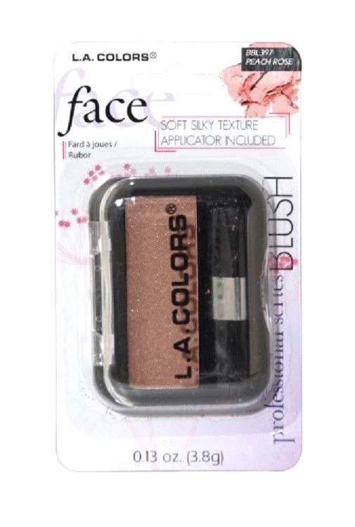 3pc blush set: LA Colours Peach Rose, Jordana Toast, Master Glaze Nude Rebellion - Image 4 of 4