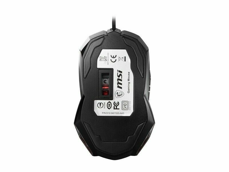 ◎ま◎ MSI Gaming Mouse M88 Optical Mouse Black & Red for sale