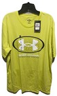 Under Armour Mens Lime Green Multi Color Lockertag Short Sleeve T-shirt 2XL NWT