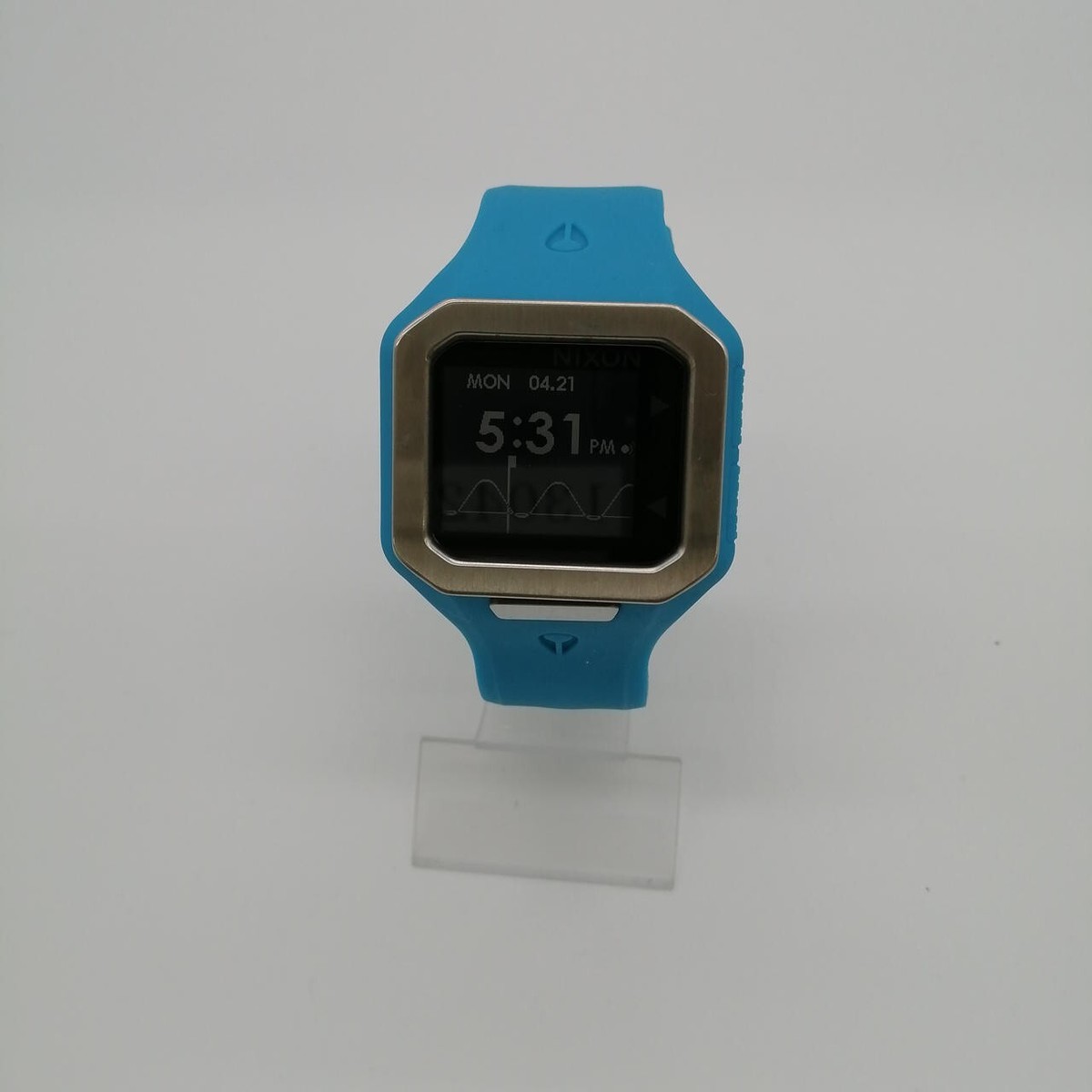 NIXON THESUPERTIDE Quartz Men's Watch Black Dial Digital Square