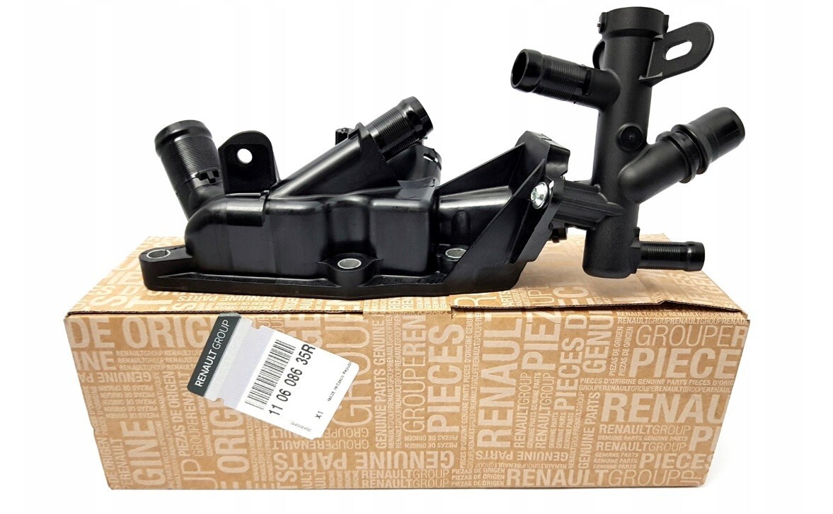 Boîtier de gestion thermique original Renault 110608635R en composite noir