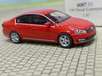 1/87 Wiking Vw Passat Limousine Rot 0087 01