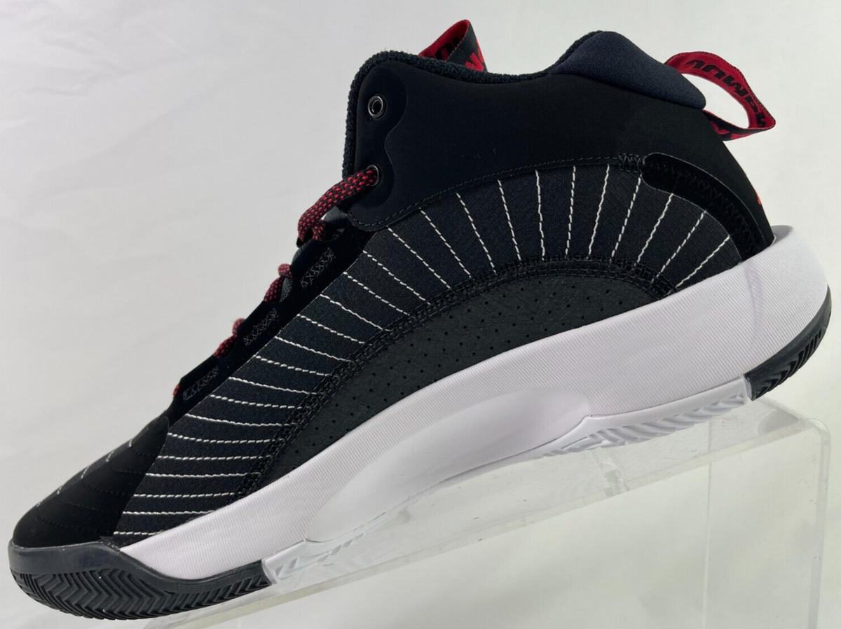 Jordan Jumpman 2021 'Bred' Black Red Basketball Shoes CQ4021 006