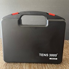 TENS 3000 UNIT WITH CASE, BATTERY, ELECTRODE PADS, LEAD WIRES, AND INSTRUCTIONS