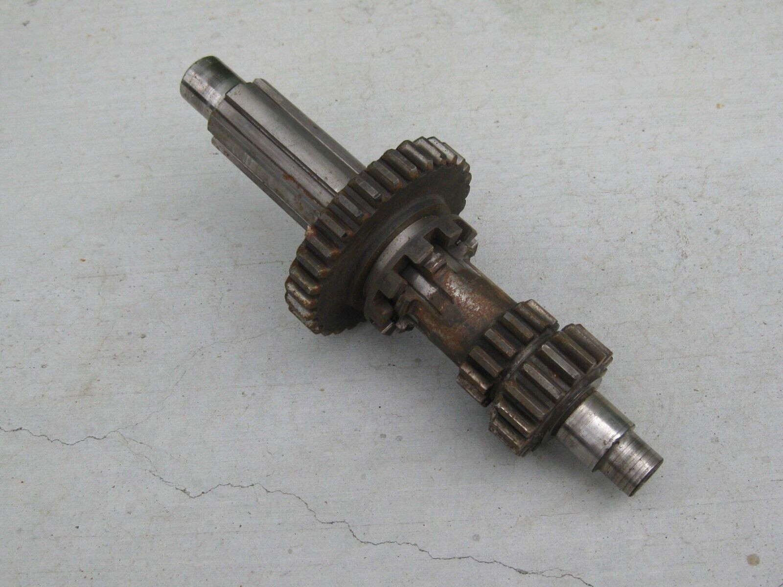 1934-40 PRE WAR BUGATTI T57 TYPE 57 GEARBOX LAYSHAFT & GEAR OEM ANTIQUE AUTO