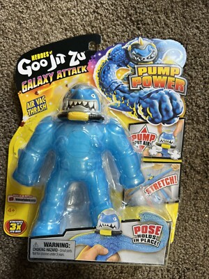 Heroes of Goo Jit Zu Galaxy Air Vac Thrash Attack Action Figure Pump Power NOS