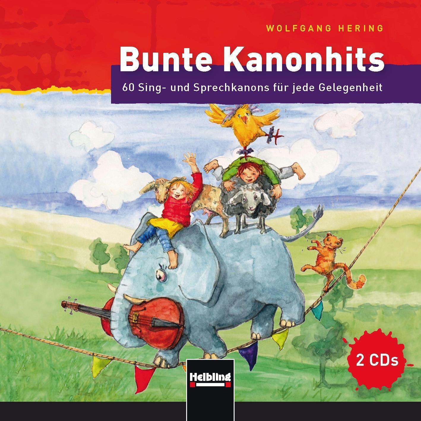 Thumbnail - 100 Bunte Kanonhits. Paket (buch Und Audio-cds) | Wolfgang Hering |