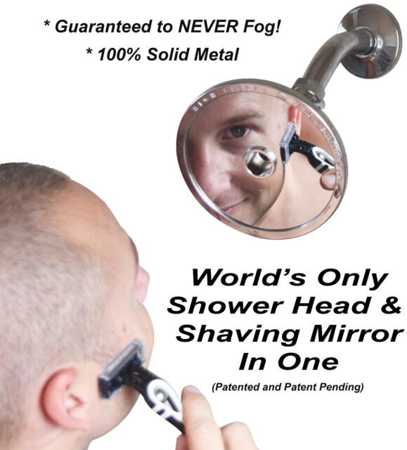 High Sierra/'s 1.5 GPM Low Flow Shower Head /& Non-Fogging Shaving Mirror In One