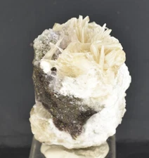 Calcite on Fluorite - Cave-in-Rock, Hardin Co., Illinois