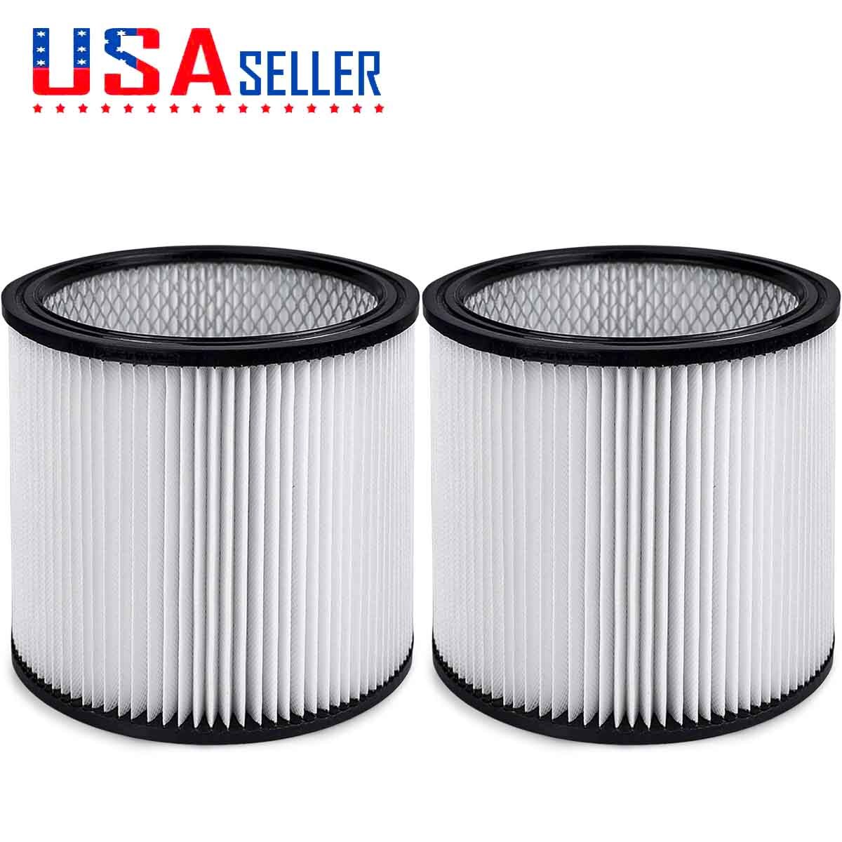 1-2 Pack Filter Cartridges 90304 90350 90333 Type U for Shop Vac Wet/Dry Vacs
