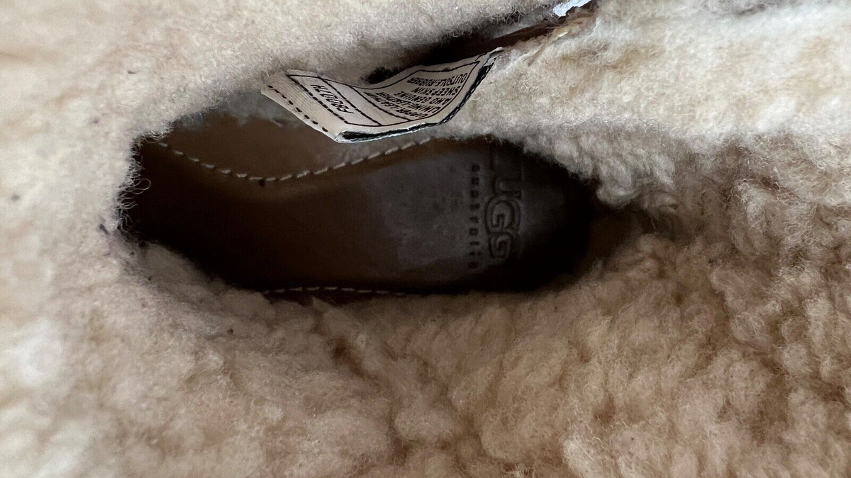 UGG Australia La Jolla 5587 Brown Suede Leather Sheepskin Lined