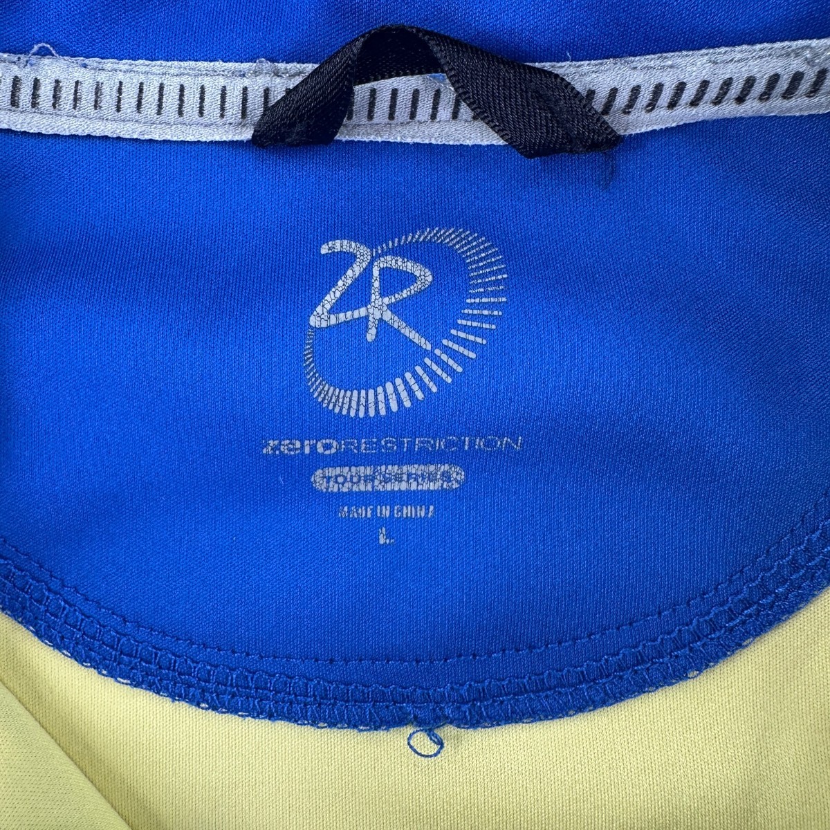 Zero Restriction Pullover Men Large Blue Team USA 1/4 Zip Golf Athletic 4879 View 3