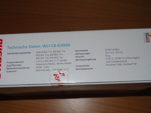 Buffalo AirStation WLI-CB-G300N wireless Notebook Adapter - Bild 5 von 10