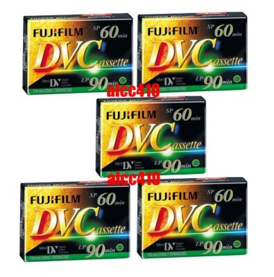 Fujifilm 60 min. dv cassette (5 pack) (074101692037)