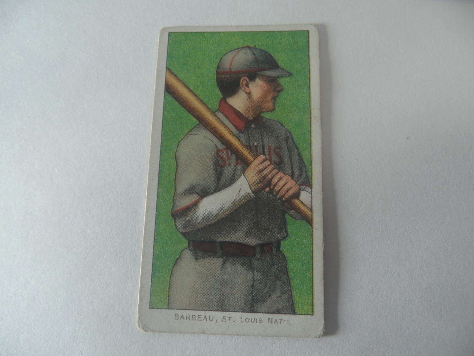 U-5 1909-11 T206 Baseball Card BARBEAU ST. LOUIS NAT'L SWEET CAPORAL CIGARETTES