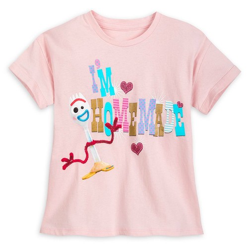 Neu mit Etikett! Disney Parks Pixar Toy Story 4 I'M HOMEMADE FORKY T-Shirt Mädchen XL - Bild 1 von 12