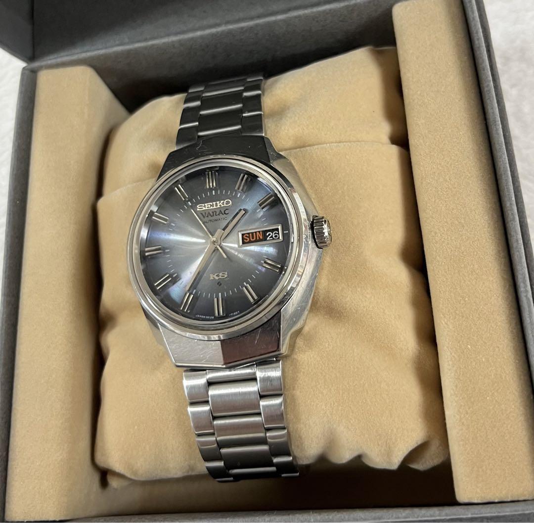 Seiko King Seiko 5626-7140 Vnac Vintage Gray Silver Manual