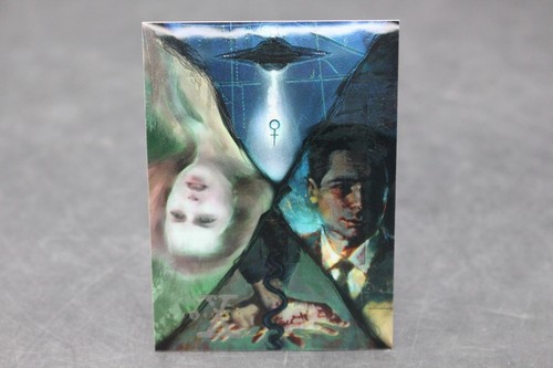 Topps 1996 Chromium X-Files TXFM1 & TXFM2 Insert Cards