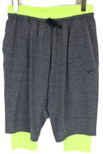 NIKE Dri-Fit Shorts Women's SMALL Long Leggings Sports