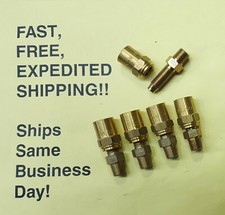 Reusable Hose Barb Set 1/8" NPT - 1/4" ID X 1/2" OD Hose - Foster 1B3 SHIPS FREE