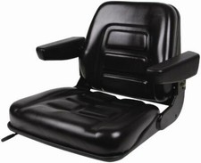 Fork Lift Seat Fold Down with Armrests and Slides Universal