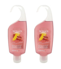 2x Avon Senses Pomegranate  Mango Shower Gel 150 ml 5 oz Sealed New Old Stock