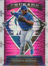 2022 Panini Chronicles Crusade Pink Pulsar Marcus Semien #24 Blue Jays Rangers