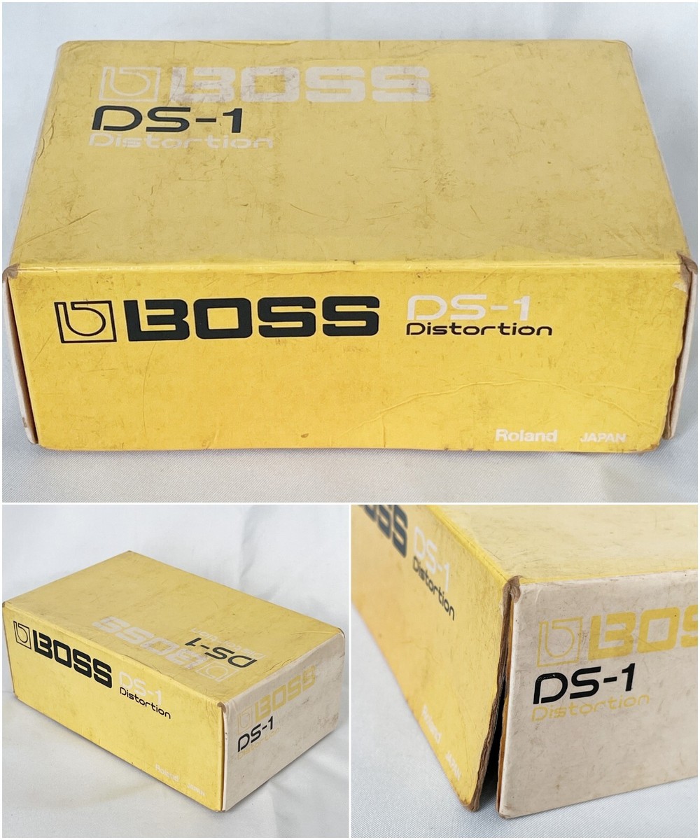 BOSS DS-1 Distortion 1981 W/Box Vintage Guitar Pedal Made in