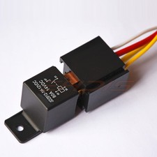 12PCS Car Relay 4Pin DC 12V 80A Normally Open SPST with Relay Socket Plug 4 Wire