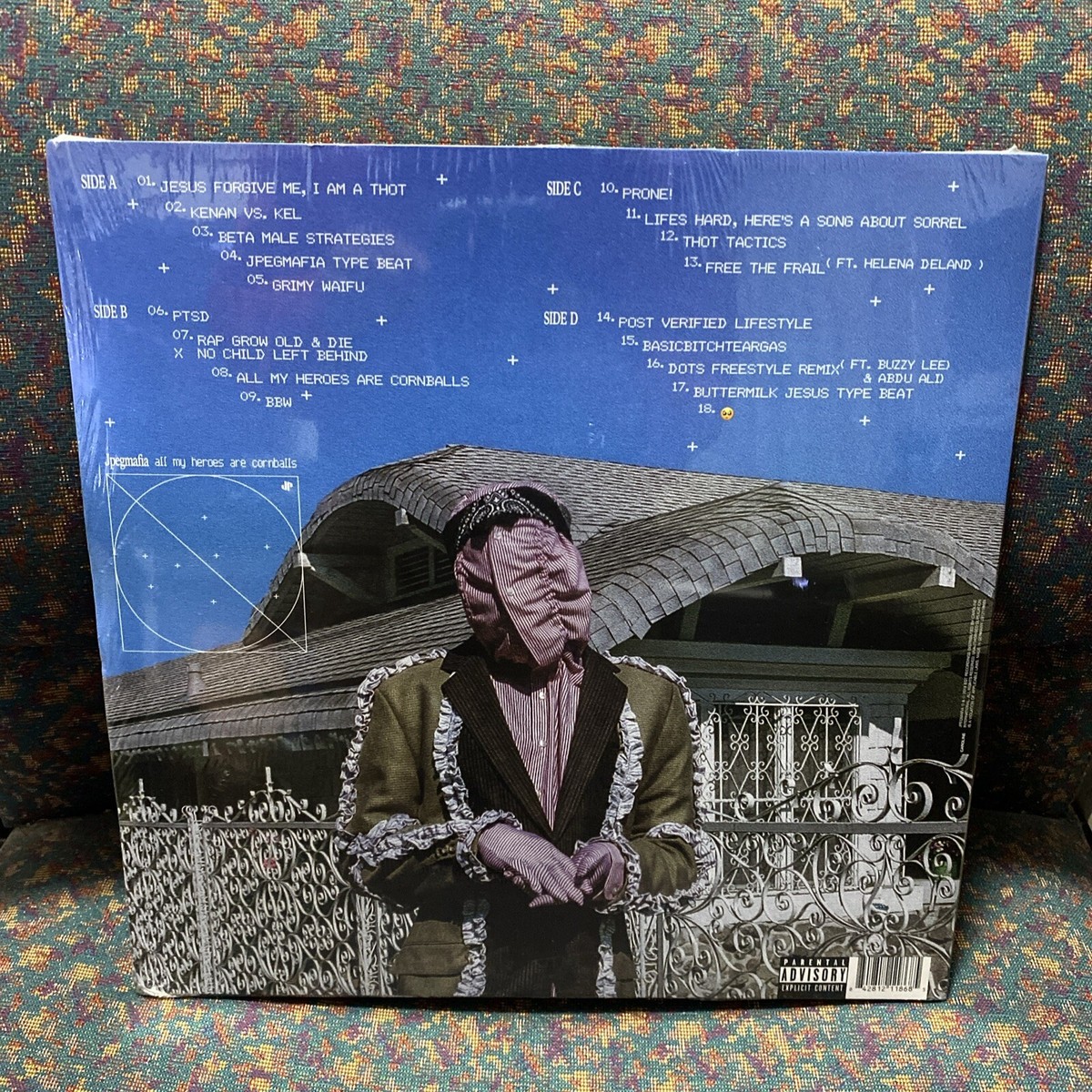 JPEGMAFIA – All My Heroes Are Cornballs 2LP VINYL 2019 NEW SEALED
