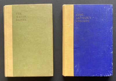 1920s 2 x VOLUMES, THE WATER BABIES, KING ARTHUR'S KNIGHTS, FREE POST AUST