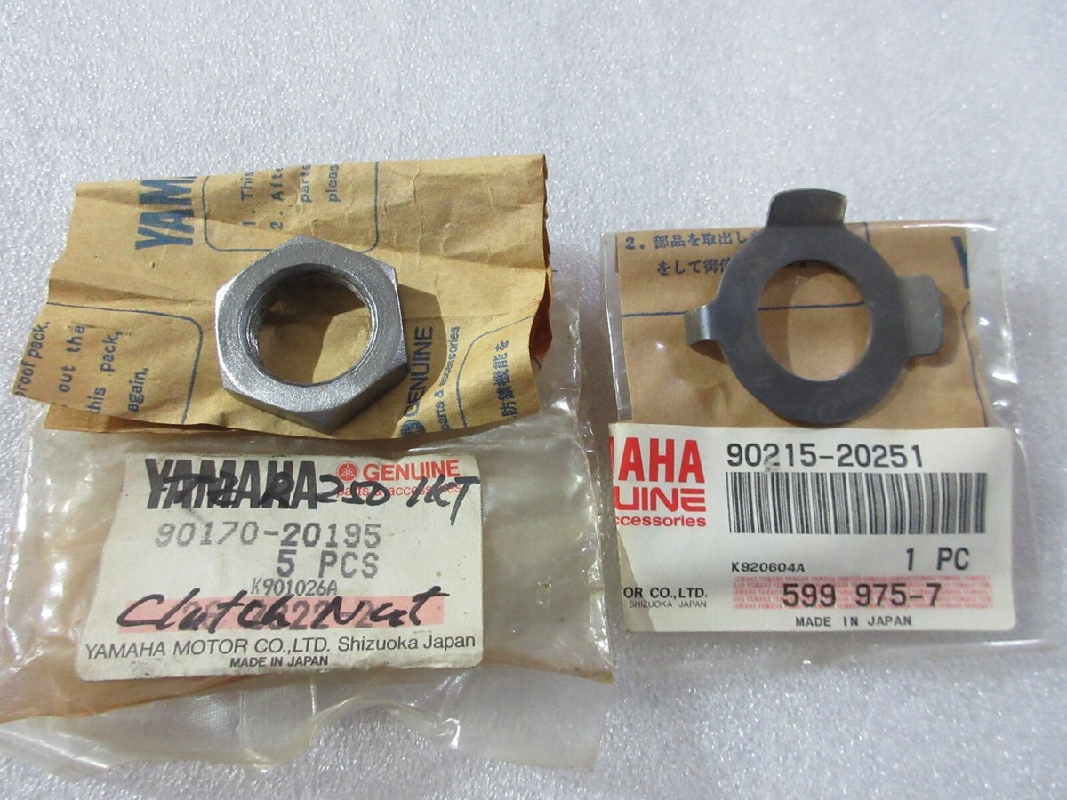 Yamaha TZR250 (2MA) NOS Clutch Nut Kit TZR250 (1KT) 90170-20195 
