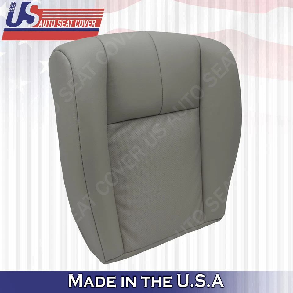 Capa perfurada cinza claro 2005 a 2010 Cadillac STS para motorista e passageiro - Imagem 4 de 4