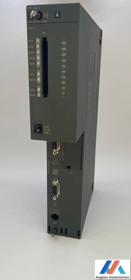 Siemens Simatic 6ES7414-3XM05-0AB0 CPU 414-3 S7-400 PLC 414-3XM05 USADO - Imagen 3 de 4