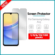 1-100 Lot LCD Ultra Clear HD Screen Protector for Phone Samsung Galaxy A15