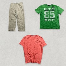 Tommy Hilfiger Mens 3 Piece Outfit Bundle Size L T-Shirts + Trousers