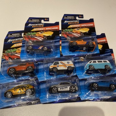 Adventure Force X 8 Autos Street Machine Druckgussfahrzeug - Asda