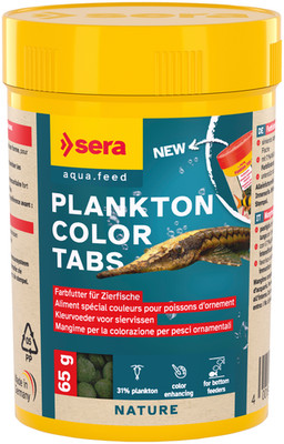 sera Plankton Color Tabs | Futtertabletten, Farbfutter | Fischfutter Aquarium