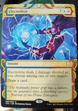 Magic the Gathering (mtg): STA: Electrolyze - Rare - Full Art