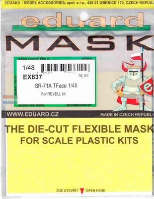 EDUEX837 1:48 Eduard Mask - SR-71A Blackbird TFace (REV kit)