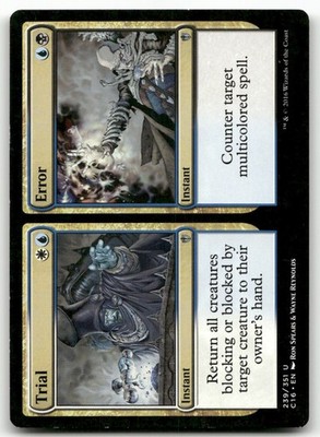 Trial // Error #239 (LP) Commander 2016 C16 Magic MTG