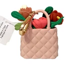 FLOWER BASKET BOUQUE POCKETBAC HOLDER SLEEVE PINK FLORAL BATH BODY WORKS