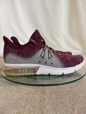 Nike Womens Air Max Sequent 3 'Bordeaux' (908993-606), Size: 8.5    #TJ7+17
