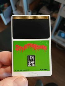 SPLATTERHOUSE - TurboGrafx 16 Complete, Tested, Works!