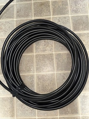 114ft Andrew LDF4-50A 1/2 inch Low Density Foam Coaxial Cable PE Jacket Black