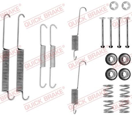 ZubehÖRsatz Bremsbacken Hinten Quick Brake 105 0754 FÜR CitroËN Peugeot-image