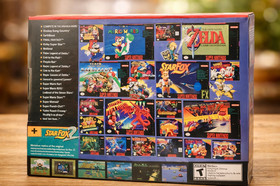 SNES Classic Mini Clone Console w/ 21 Built-In Games Super Entertainment System